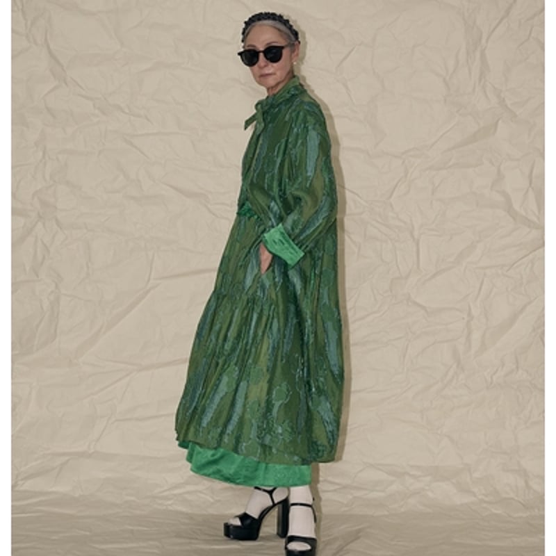 THOMAS MAGPIE】 DAIYA Jacquared dress