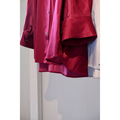 NAKAGAMI サテンビックシャツ （unisex）