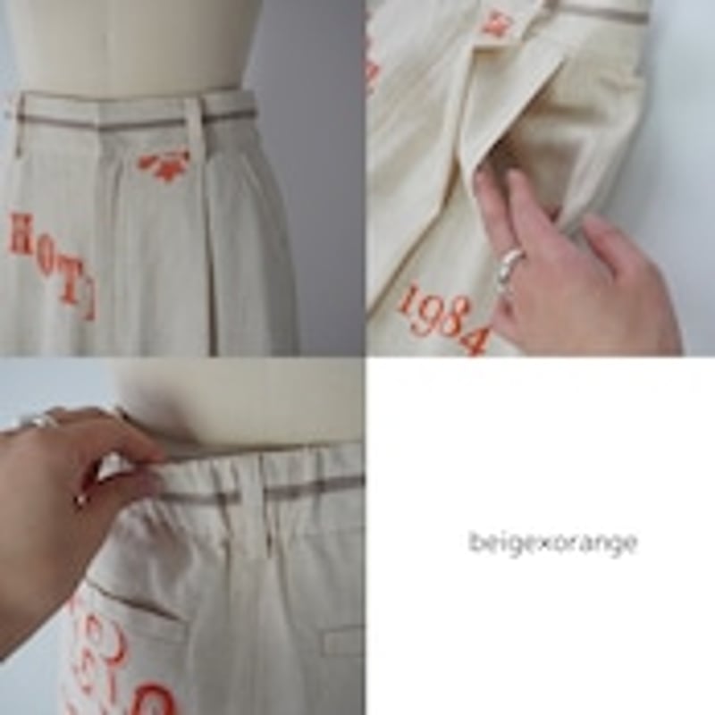 Thomas Magpie C/Linen PRINT pants 2252313 | geep