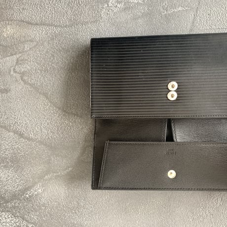 cardboard long wallet　 black