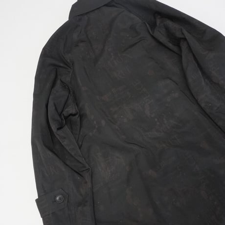 THOMAS MAGPIE　original printed coat　2224257　BLACK