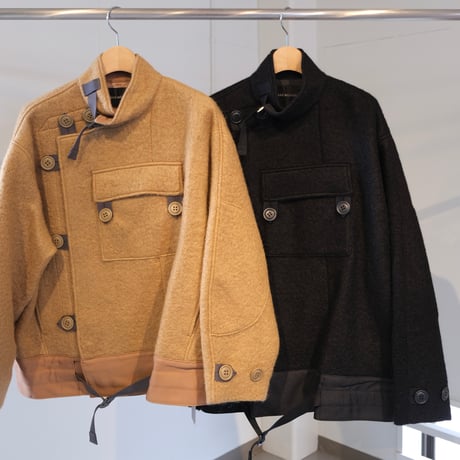 NAKAGAMI シャギーミリタリージャケット  unisex