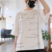 remi relief     SP加⼯25/天竺T(刺繍：総柄)