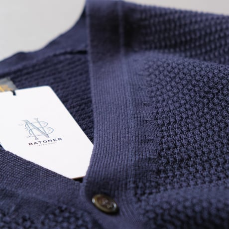 BATONER　 Men SUMMER KNIT V NECK CARDIGAN 　BN-23SM-028