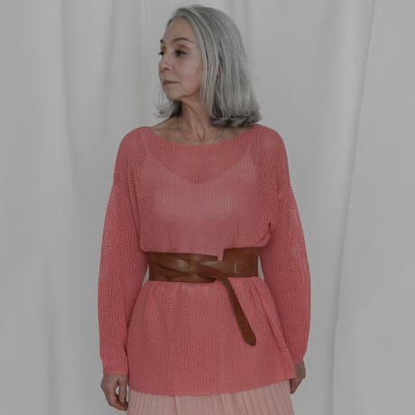 THOMAS MAGPIE　mesh knit【2222704】