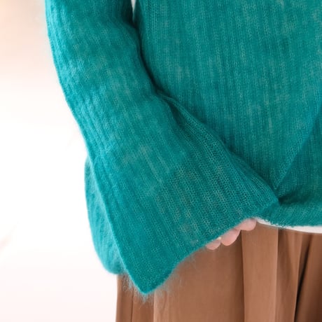 THOMAS MAGPIE    mohair silk knit【2223711】