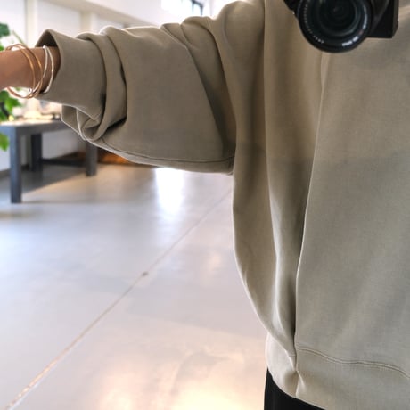 R JUBILEE 　BASIC TUCK SWEAT　　SAGE