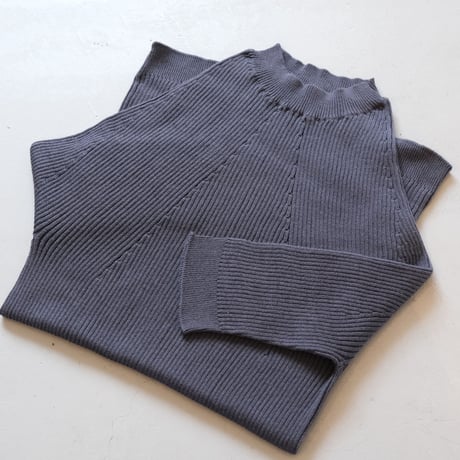 BATONER　 Women RIBNITURE CREW NECK S/S 　BN-23SL-021