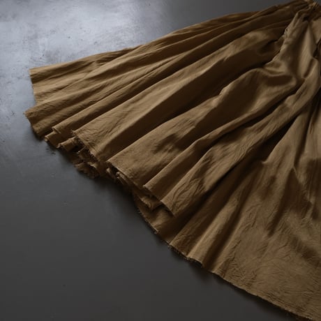 suzuki takayuki　long skirt Ⅱ　Ａ211-31　gold