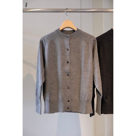 BATONER   Women  BABY WOOL CREW CARDIGAN