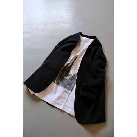 SINME  ノーカラージャケット  SS16-06   ブラック