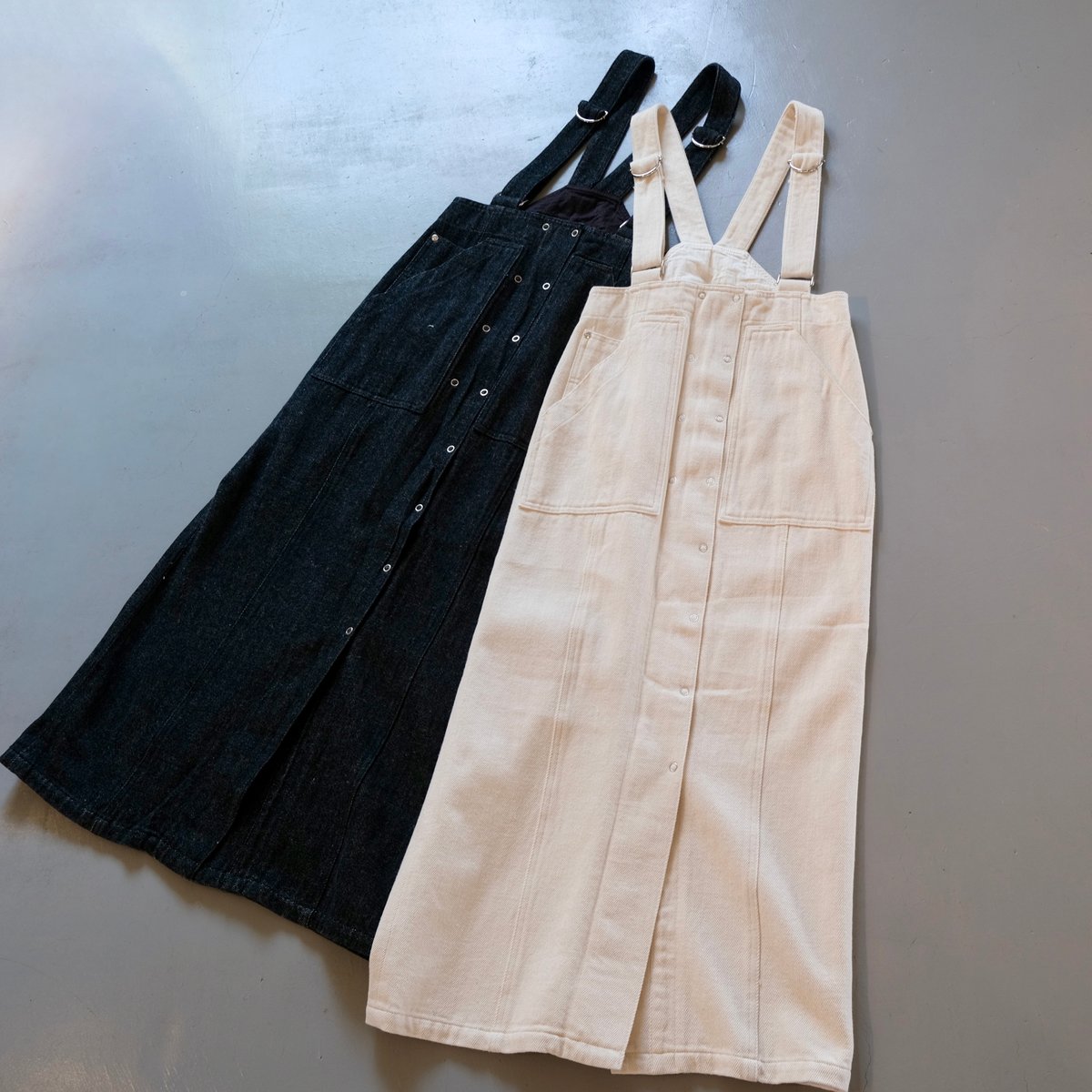 SERGE de bleu DDM-63D-CEA SALOPETTE SKIRT | geep