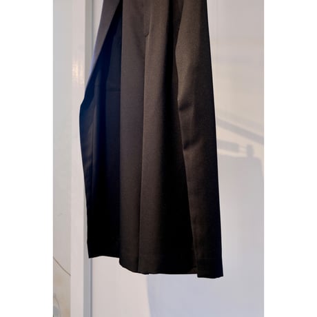 NAKAGAMI ラップワイドパンツ  black