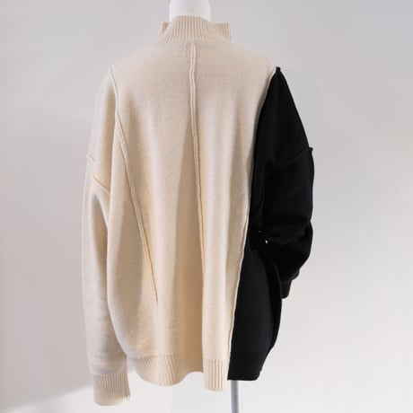 M53.　panel knit　（ UNISEX ）【 MK-005 】 XLサイズ