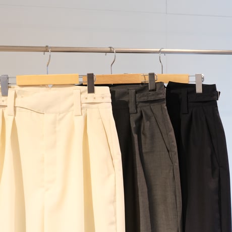 BATONER　Women SUMMER MOHAIR GURKHA PANT 　BN-24SL-011