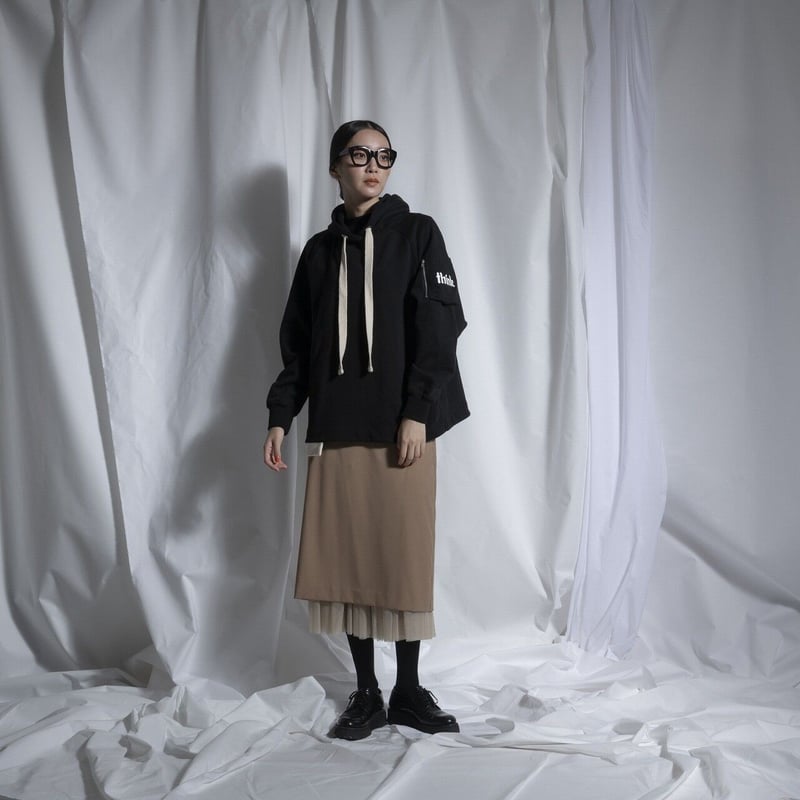 THOMAS MAGPIE sweat parka logo【2211802】 | geep