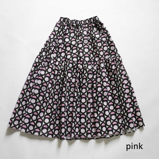 週末限定価格Thomas magpie randomdot on skirt THOMAS MAGPIE Paisley pleats skirt | MAROON