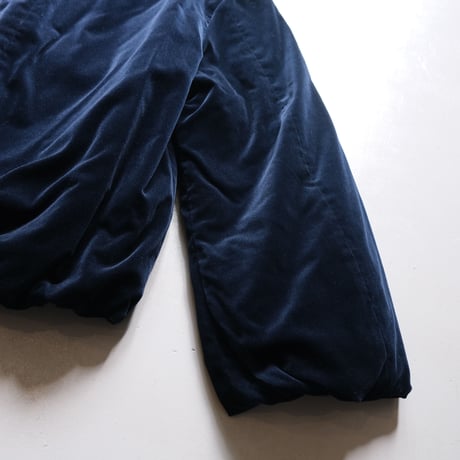 SINME　 ベルベットブルゾン　NAVY　S21AW-09