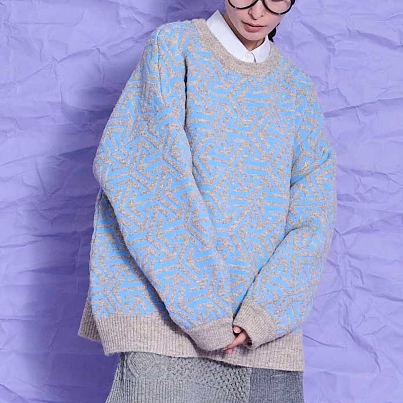 THOMAS MAGPIE ニット Thomas magpie knit “四方八方” | geep