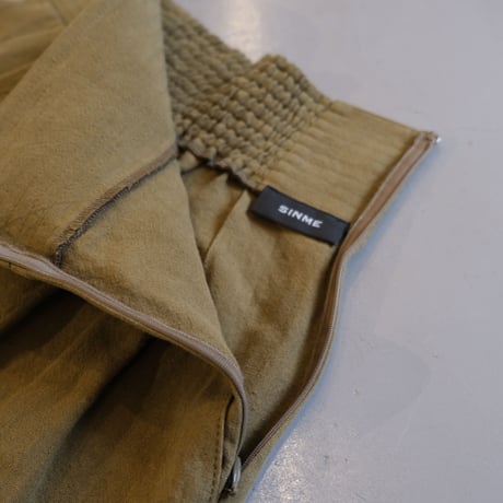 SINME　シンメ　リネンショートパンツ　S22SS-03-02