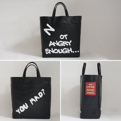 INTOXIC.    RESONATES    Mad strap tote 　ブラック