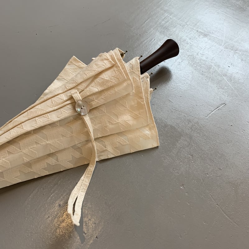 bonbonstore 千鳥格子エンブロイダリー日傘（オフ） | geep