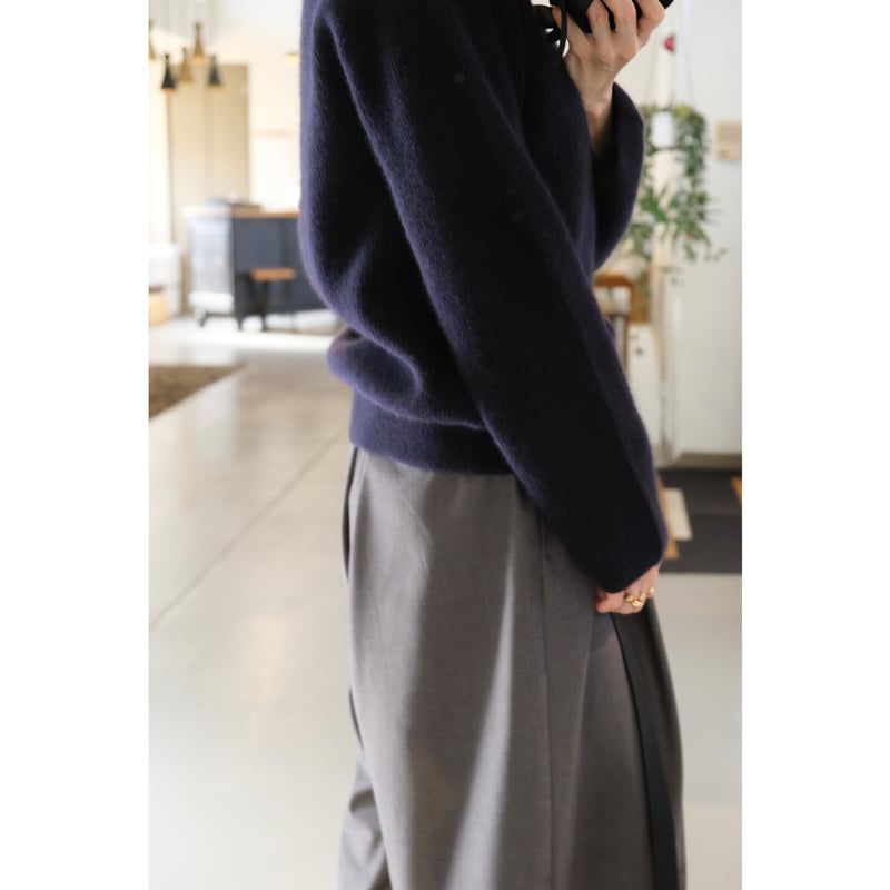 BATONER Woman CASHMERE FOX DRIVERS KNIT | geep