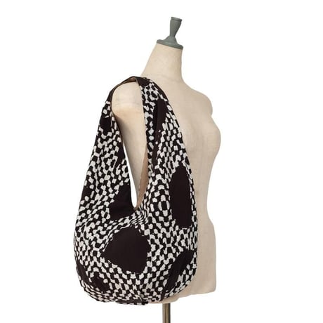 YARN＆COPPER　Organic Cotton Sling Bag 'The MODS' black