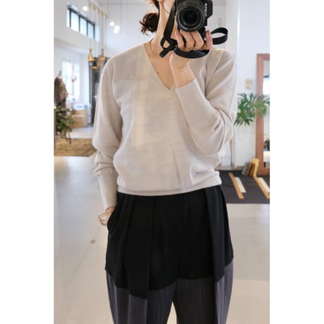 SINME   SS17-10 Ｖネックニット