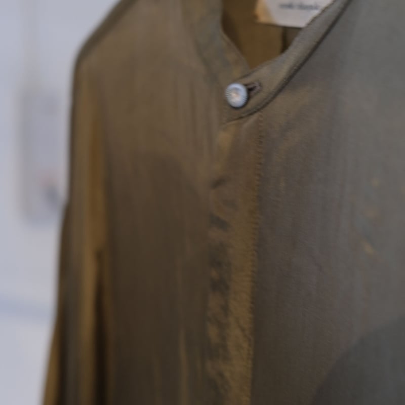 suzuki takayuki dropped torso dress Kahki A221- suzuki takayuki dropped torso dress Kahki A221-