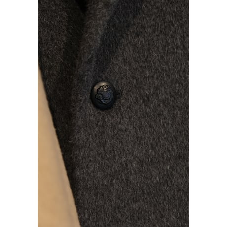 Thomas magpie angora shaggy long coat  c.gray