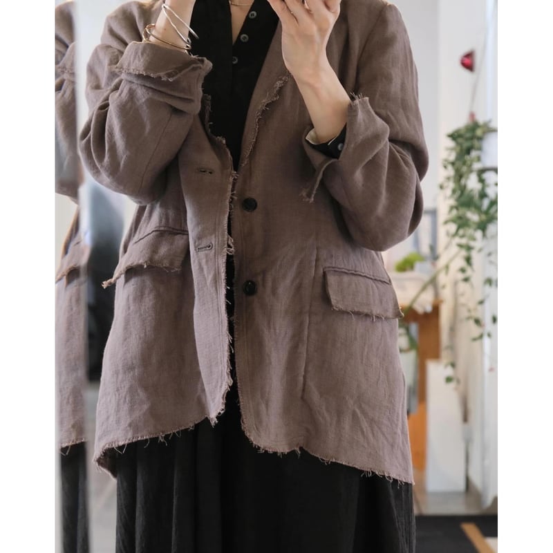 suzuki takayuki frayed short jacket | geep suzuki takayuki frayed short jacket | geep