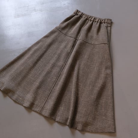 SINME　ツイードフレアスカート　S23AW-18