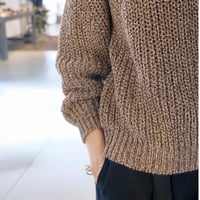 BATONER   WOMAN  MIXED COLOR SIGNATURE CREW NECK