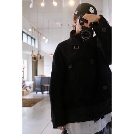 NAKAGAMI シャギーミリタリージャケット  unisex