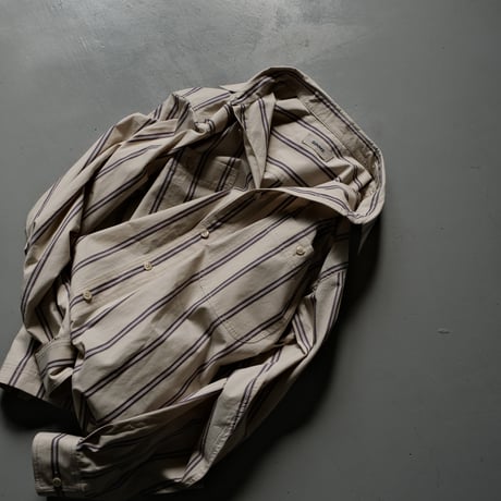 SINME　シンメ　ストライプオーバーシャツ（for　MEN）　HF10-1/HF10-2