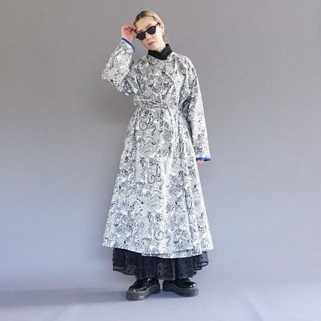THOMAS MAGPIE　zentangle print one-piece【2213401】