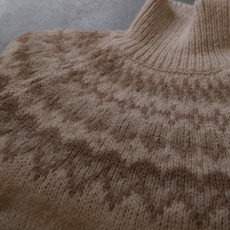 BATONER ローゲージ ハイネック ニット BATONER ローゲージ ハイネック ニット