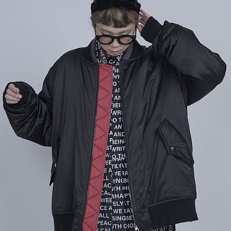 THOMAS MAGPIE  p / taffeta MA1 blouson (reversible)【2233502】