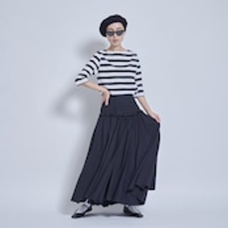 THOMAS MAGP　 Silky Cotton Border Tops　2262816