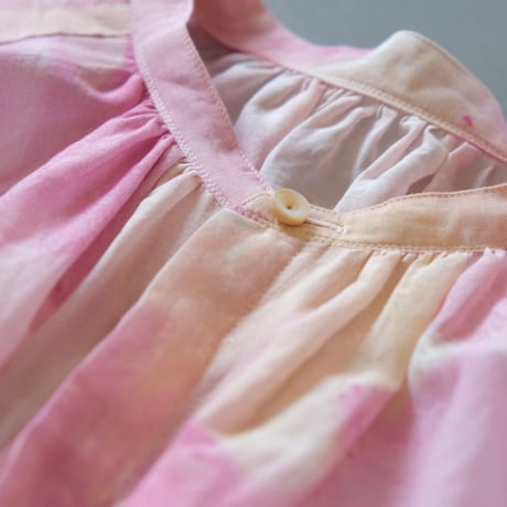 suzuki takayuki × Coci la elle     puff-sleeve blouse  / magnolia　B231-01
