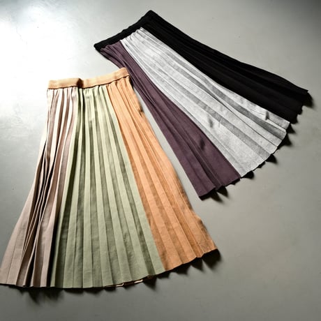 THOMAS MAGPIE　　knit pleated skirt 【2224743】