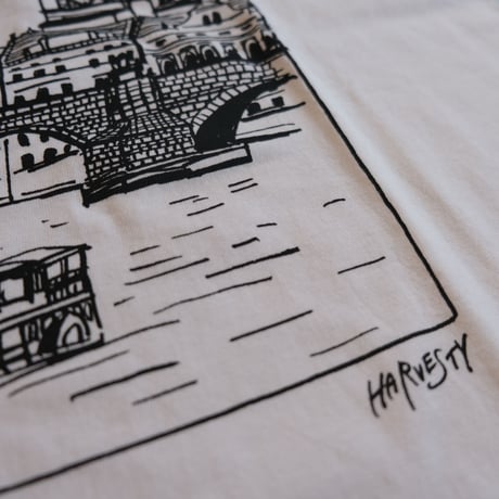 HARVESTY　PRINTED T-SH【TRAVEL】プリントTee TRAVEL   A52109