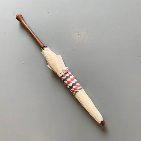 bonbonstore　トリコロールボーダー日傘 　40cmショートタイプ