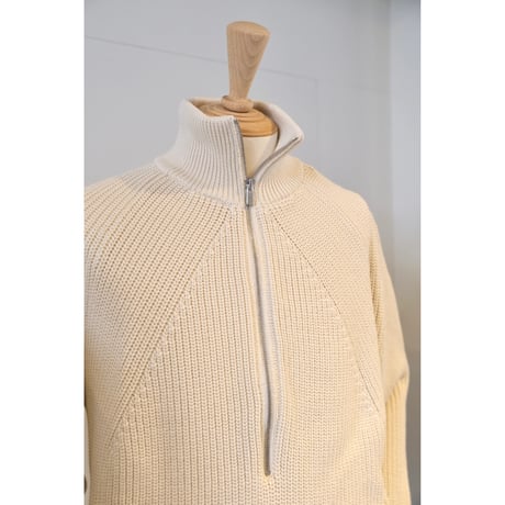 BATONER  MEN  SIGNATURE HALF ZIP KNIT