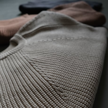BATONER　Men SIGNATURE CREW NECK　Ivory　BN-21FM-023