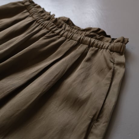 suzuki  takayuki   　 gathered pants I 　    khaki