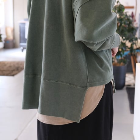 R JUBILEE 　 PRINT SWEAT　GREEN