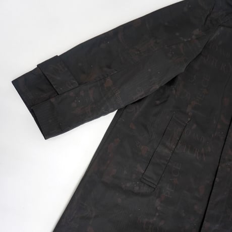 THOMAS MAGPIE　original printed coat　2224257　BLACK