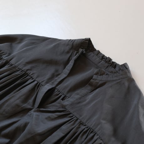 THOMAS MAGPIE　silk one-piece【2222405】BLACK